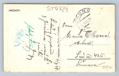 Postcard HRONOV (ST4729)