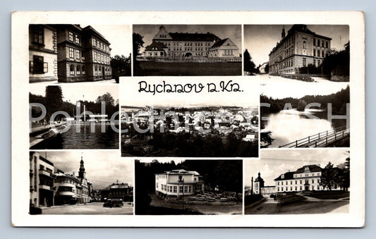 Postcard RYCHNOV NAD KNĚŽNOU - COLLAGE (ST4734)