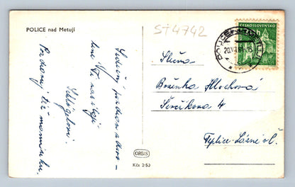 Postcard POLICE ABOVE METUJÍ (ST4742)