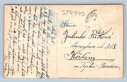 Postcard KOSTELEC NAD ORLICÍ - ARTILLERY BARRACKS (ST4743)