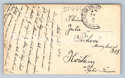 Postcard KOSTELEC NAD ORLICÍ - SQUARE (ST4747)