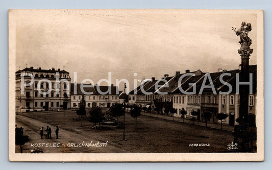 Postcard KOSTELEC NAD ORLICÍ - SQUARE (ST4747)