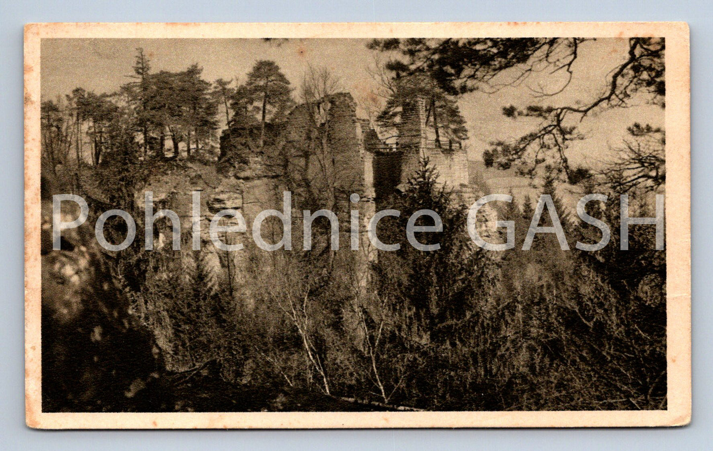 Postcard VALDSTEJN CASTLE U TURNOVA (ST4750)