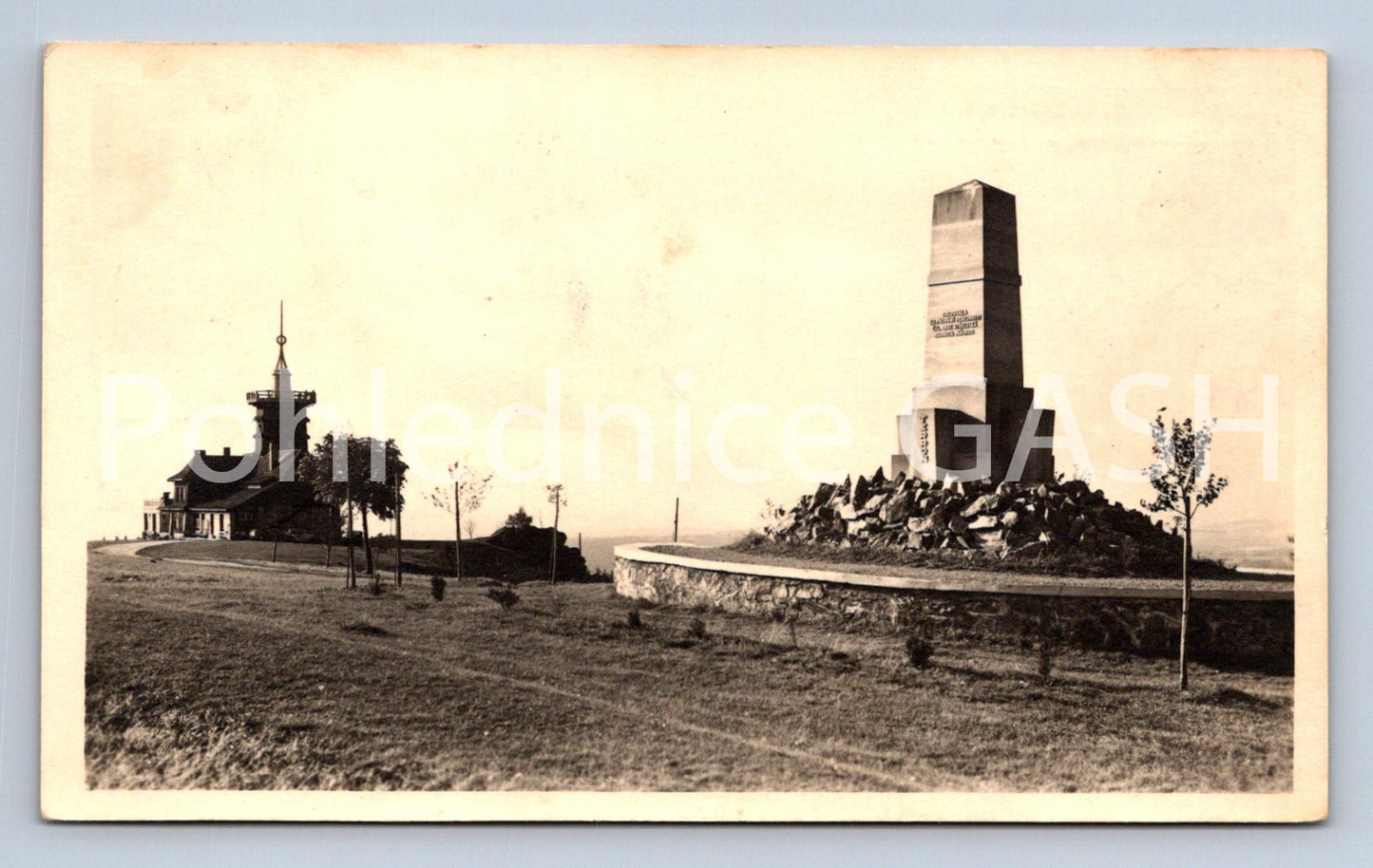 Postcard JIRÁSK'S TOURIST COTTAGE IN DOBROŠOV NEAR NÁCHOD (ST4756)