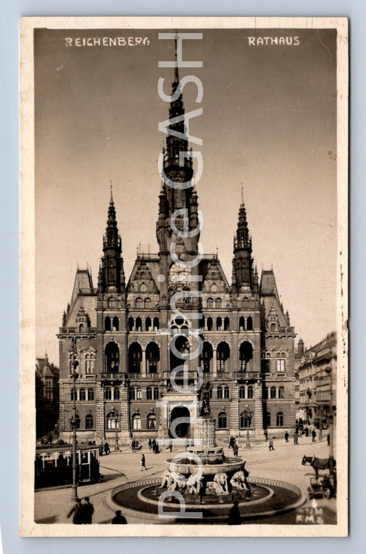 Postcard REICHENBERG - RATHAUS (ST4774)
