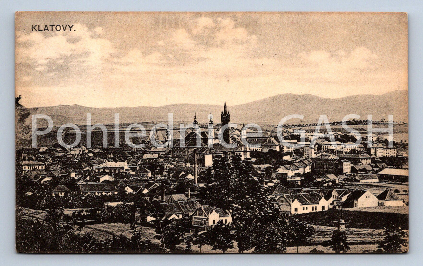 Postcard KLATOVY (ST4781)