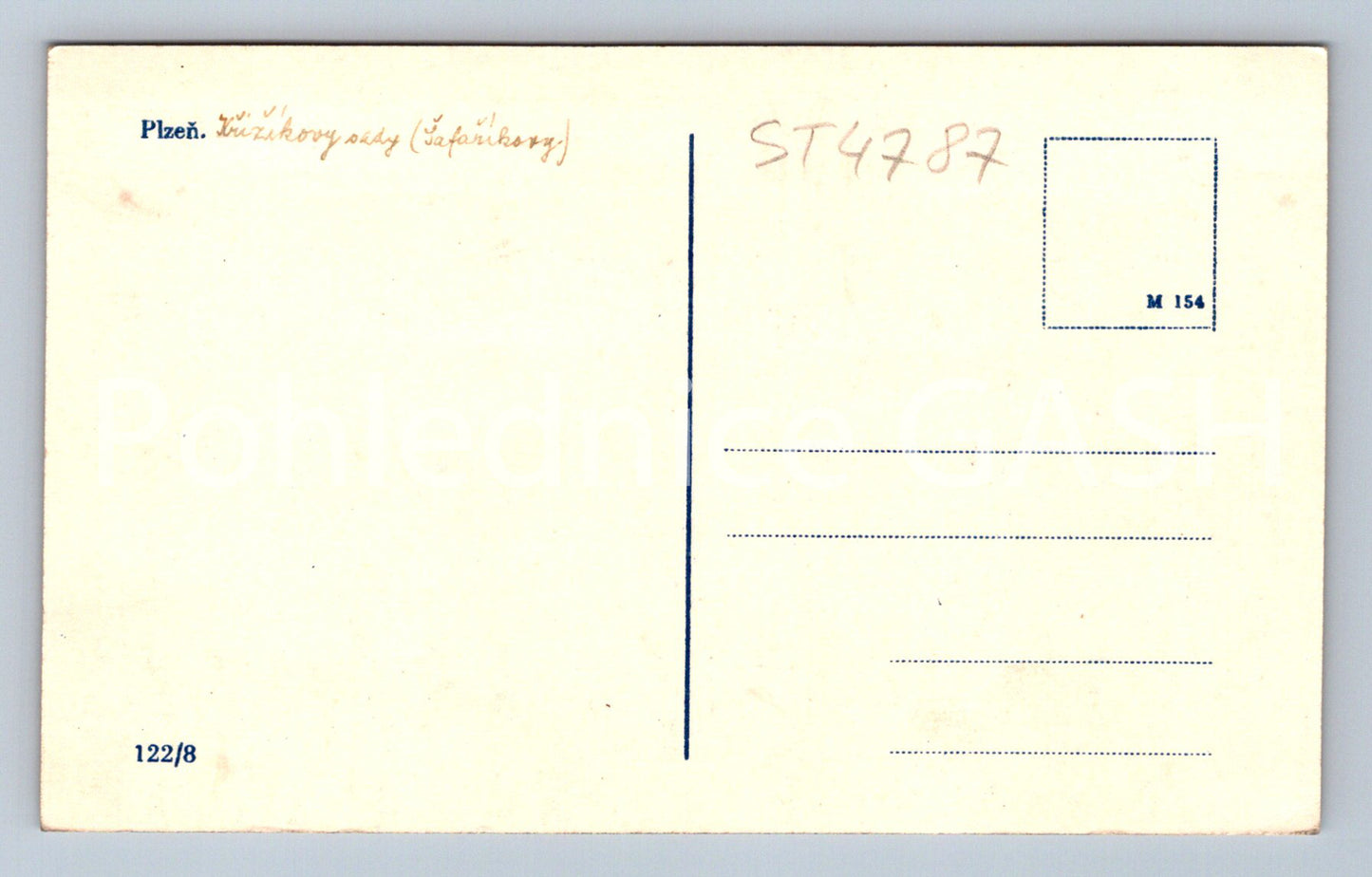 Postcard PILSEN (ST4787)