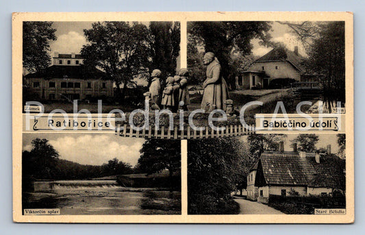 Postcard RATIBOŘICE - COLLAGE (ST4796)