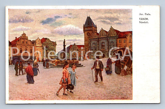 Postcard TÁBOR (ST4802)