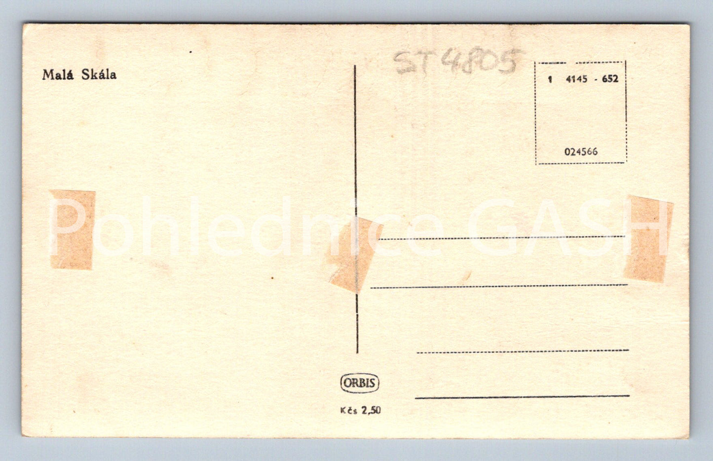 Postcard SMALL ROCK (ST4805)