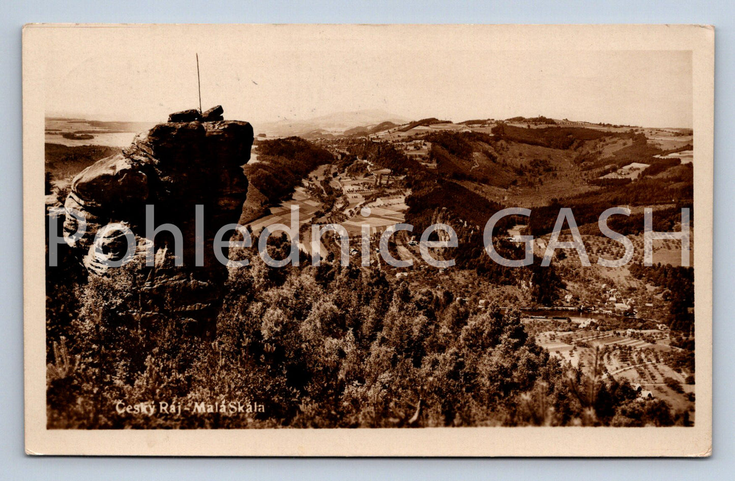 Postcard BOHEMIAN PARADISE SMALL ROCK (ST4807)