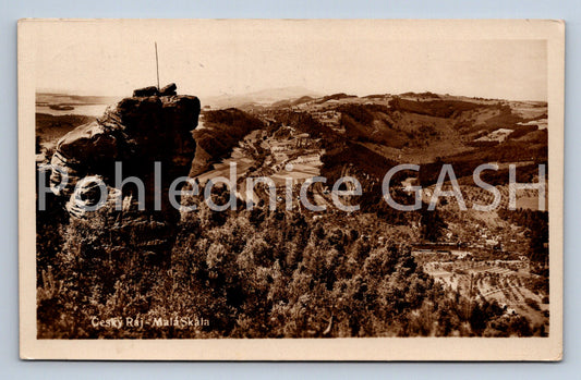 Postcard BOHEMIAN PARADISE SMALL ROCK (ST4807)