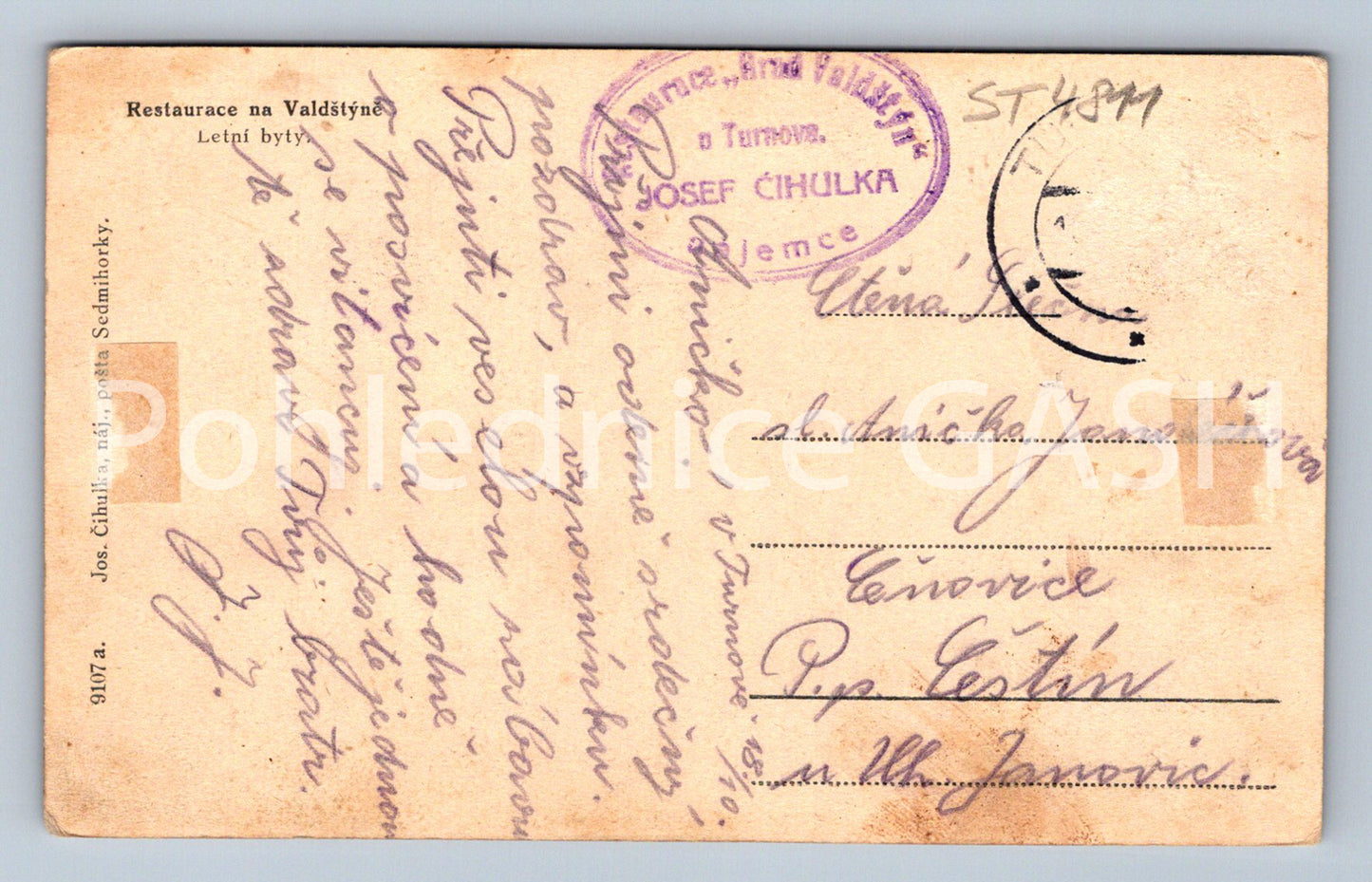 Postcard BOHEMIAN PARADISE - VALDŠTÝN (ST4811)