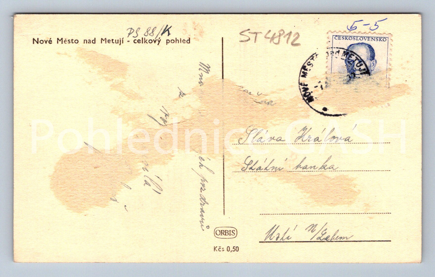 Postcard NEW TOWN OVER METUJI (ST4812)