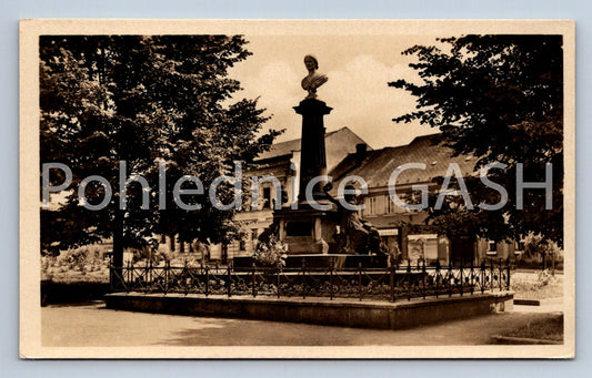 Postcard ČESKÁ SKALICE - MONUMENT TO BOŽENA NĚMCOVÁ (ST4820)