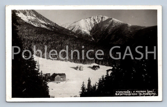 Postcard KRKONOSE - IN THE BLUE VALLEY (ST4829)