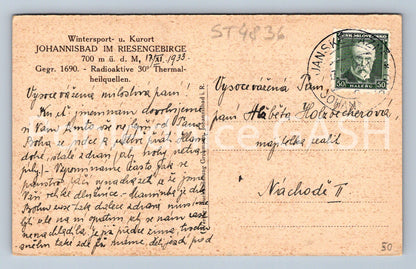 Postcard JOHANNISBAD IM RIESENGEBIRGE (ST4836)
