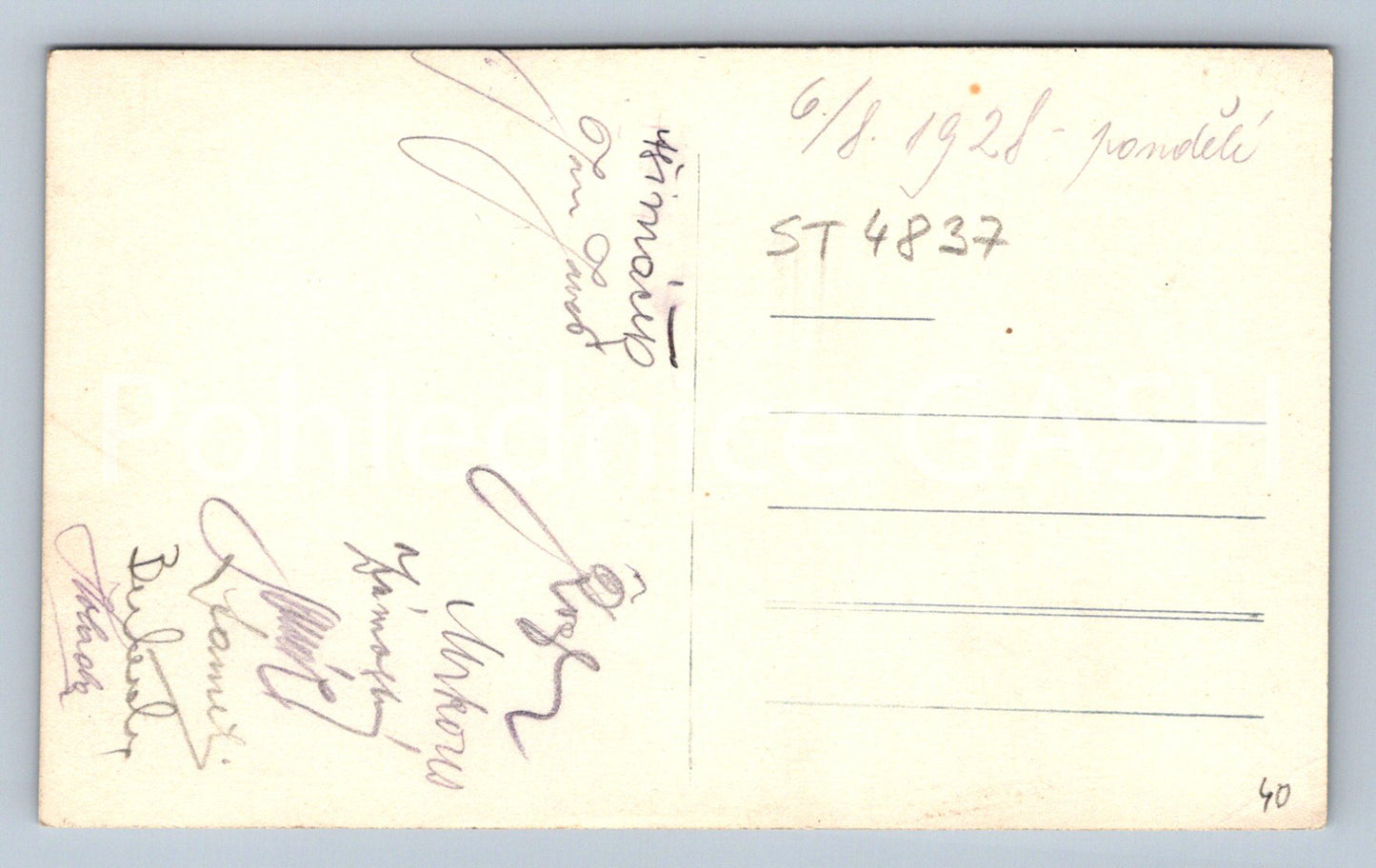 Postcard KRKONOSE (ST4837)