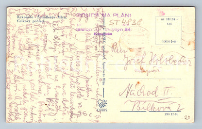 Postcard KRKONOSE - ŠPINDLERŮV MLÝN (ST4838)