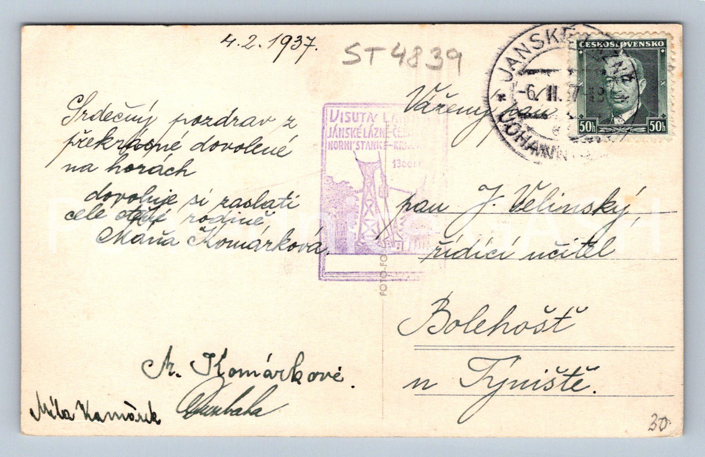 Pohlednice KRKONOŠE (ST4839)