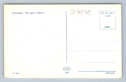 Postcard KRKONOSE - PEC UNDER SNOW (ST4848)