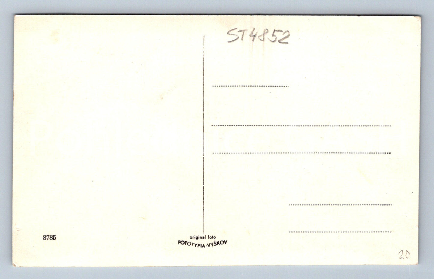 Postcard CASTLE BONE (ST4852)