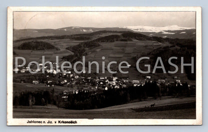 Pohlednice JABLONEC NAD JIZEROU V KRKONOŠÍCH (ST4858)