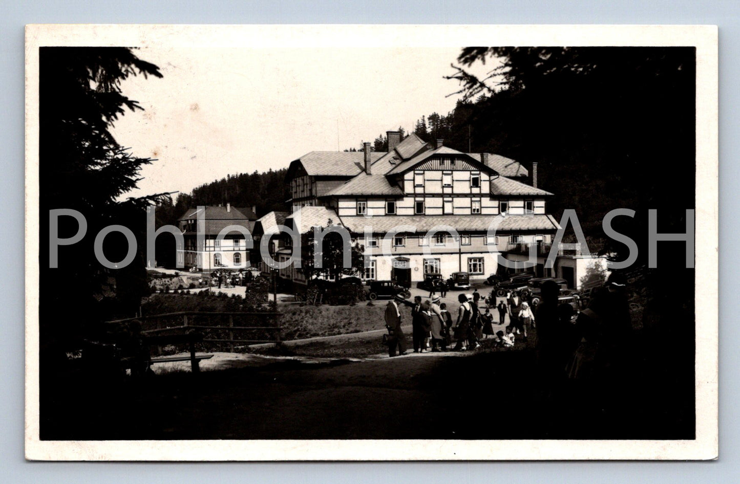 Postcard LÁZNĚ POD ZVIČINOU (ST4869)