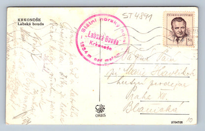 Postcard KRKONOSE (ST4891)