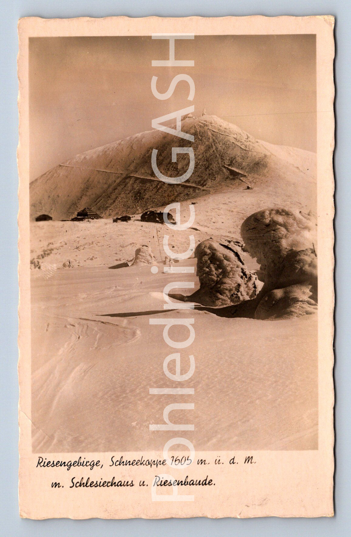 Postcard KRKONOSE - SNOW (ST4904)