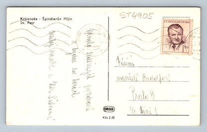 Postcard KRKONOSE MOUNTAINS - SPINDLER MILL (ST4905)