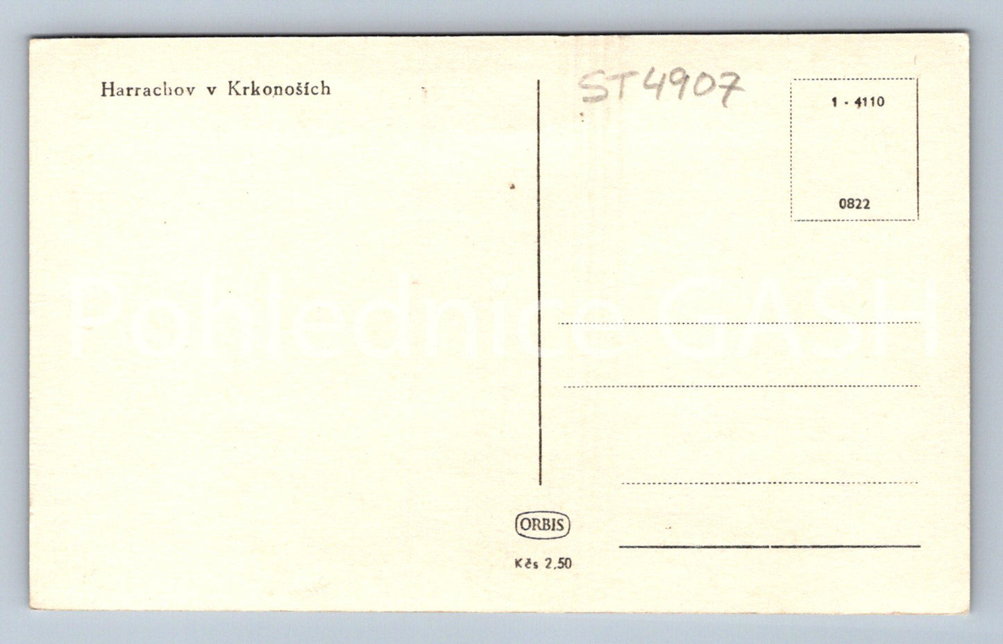 Postcard HARRACHOV IN THE KRKONOSZIE (ST4907)