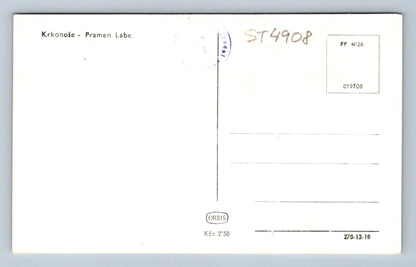 Postcard KRKONOS - SOURCE OF THE ELBE (ST4908)