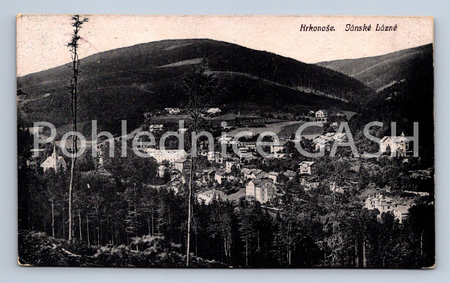 Postcard KRKONOSE - JÁNSKÉ LÁZNĚ (ST4913)
