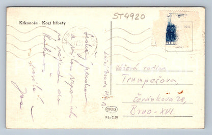 Postcard KRKONOSE - GOAT HIPS (ST4920)