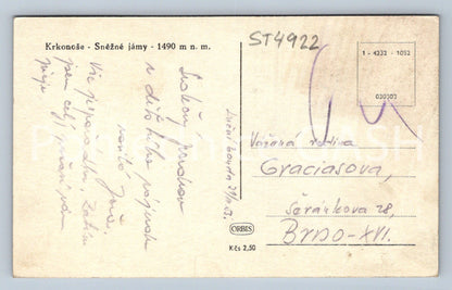 Postcard KRKONOSE - SNOW PITS (ST4922)