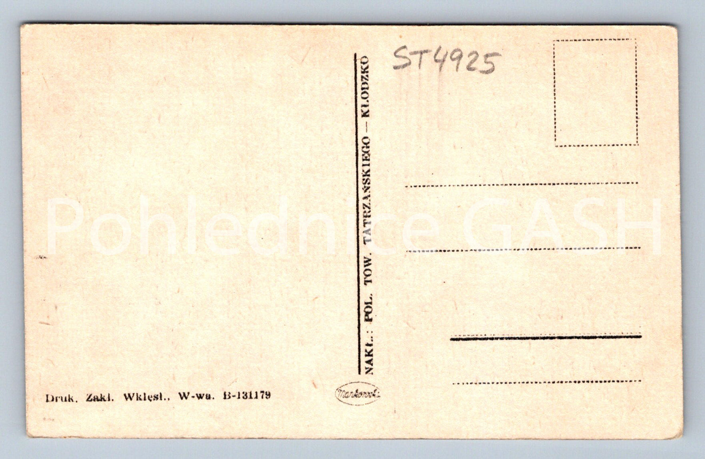 Postcard KRKONOSE - SNOW WHITE (ST4925)