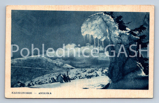 Postcard KRKONOSE - SNOW WHITE (ST4925)