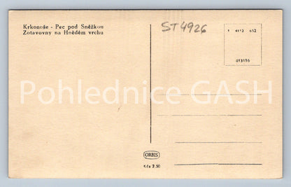 Postcard KRKONOSE - PEC UNDER SNOW (ST4926)