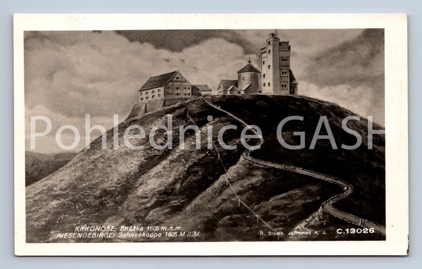 Postcard KRKONOSE - SNOW WHITE (ST4928)