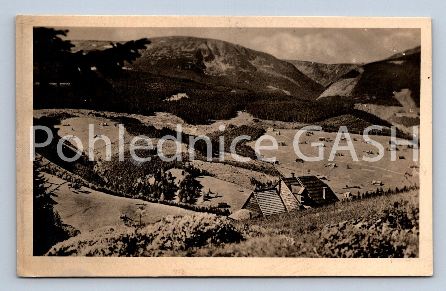 Postcard KRKONOSE - PEC UNDER SNOW (ST4936)
