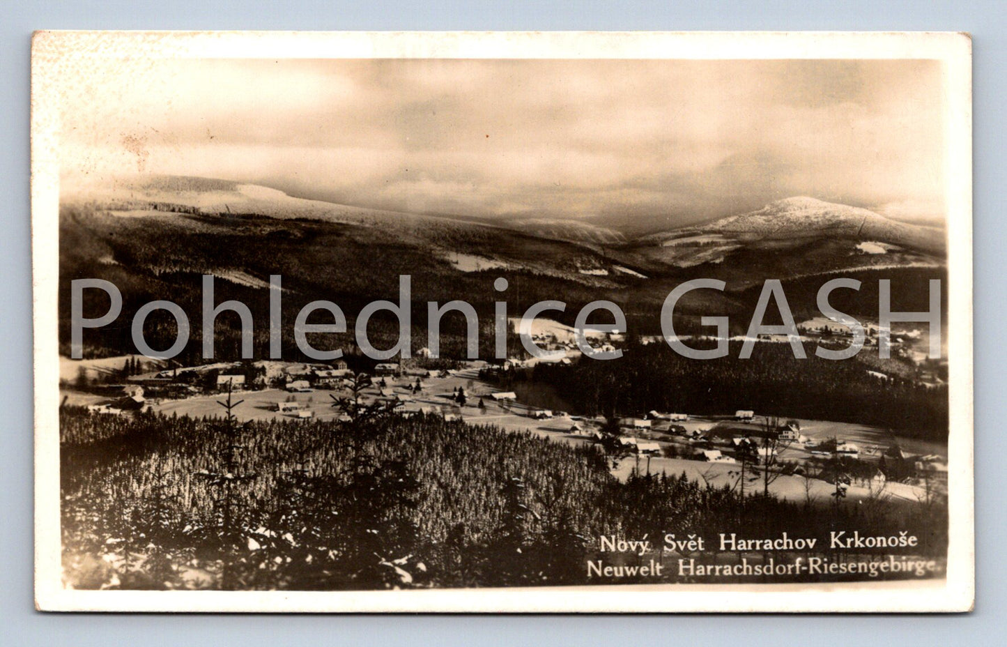Postcard NEW WORLD - HARRACHOV - KRKONOSE (ST4938)