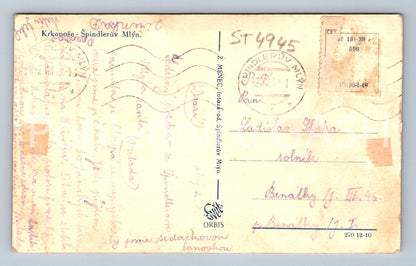 Postcard KRKONOSE MOUNTAINS - SPINDLER MILL (ST4945)