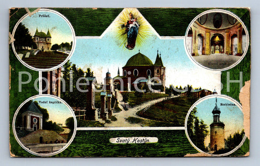 Postcard HOLY FATHER - COLOR COLLAGE (ST6559)
