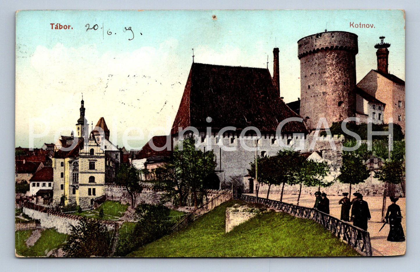 Postcard TÁBOR (ST6563)