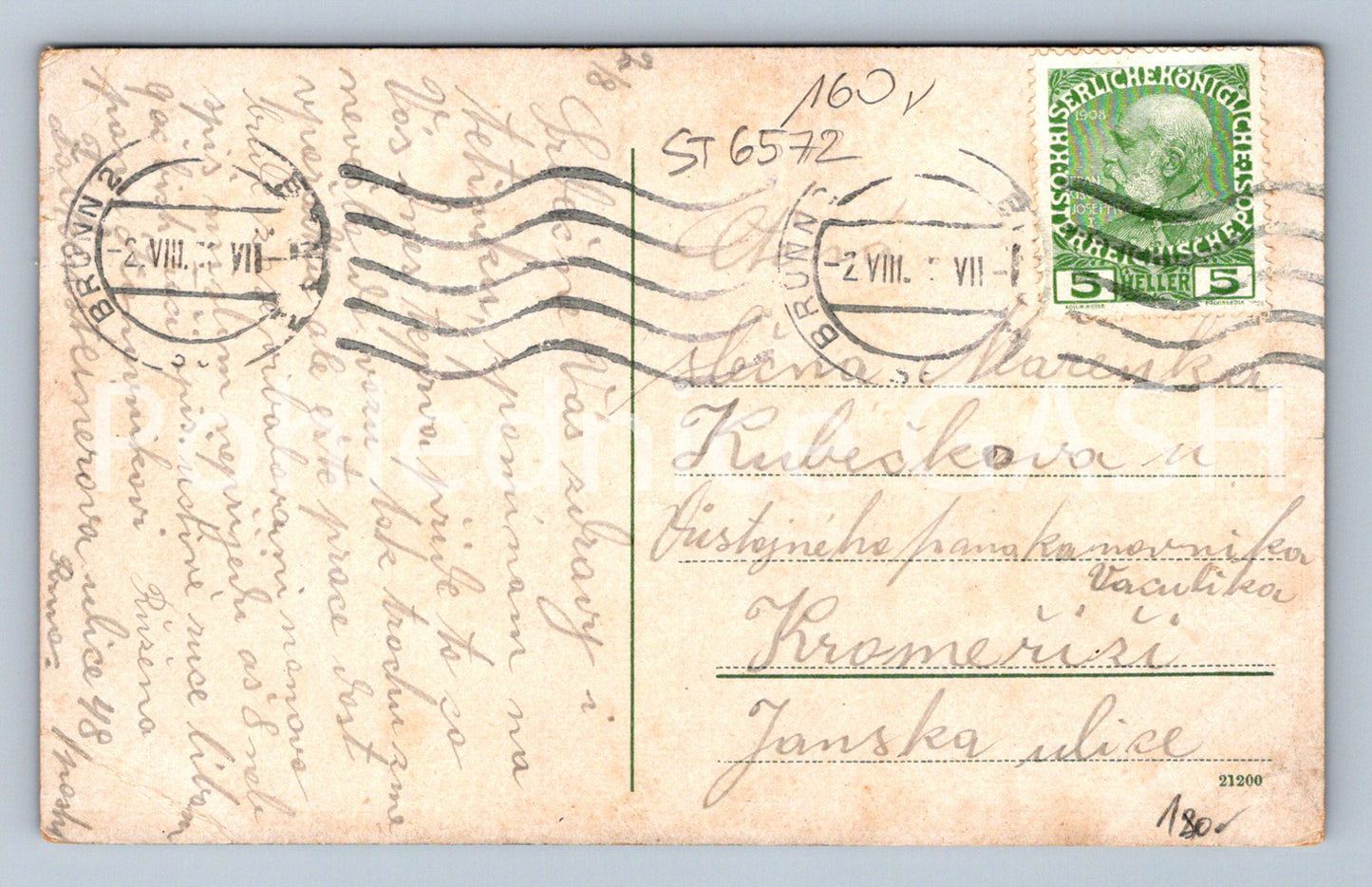 Postcard SPILBERK (ST6572)