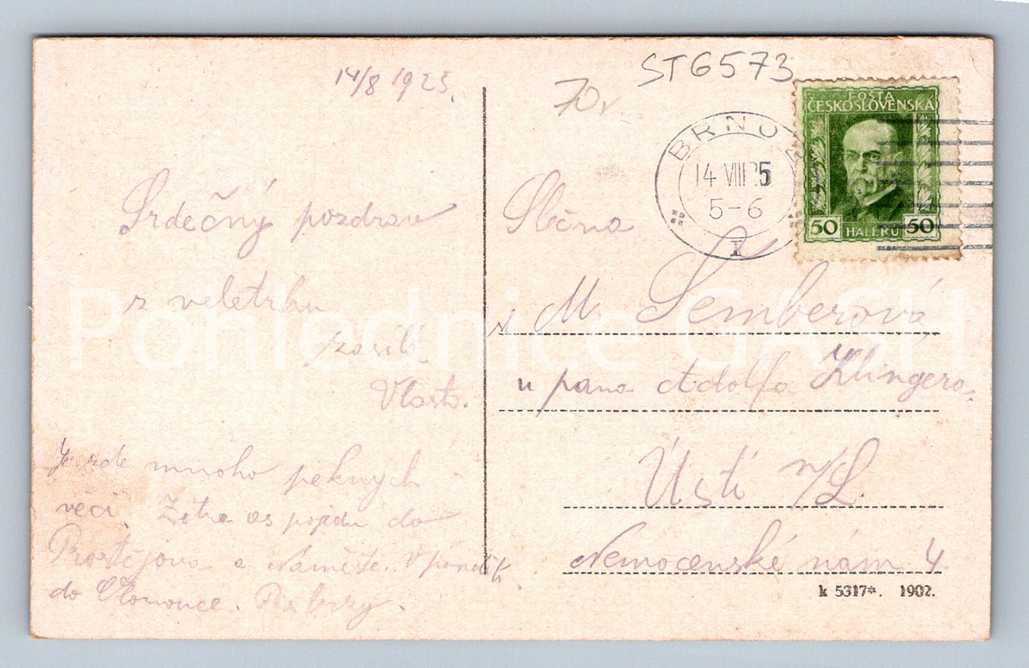 Postcard BRNO (ST6573)