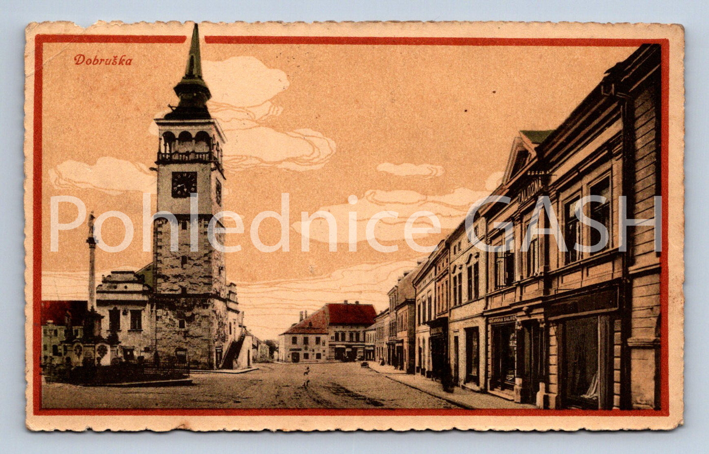 Postcard DOBRUŠKA (ST6575)