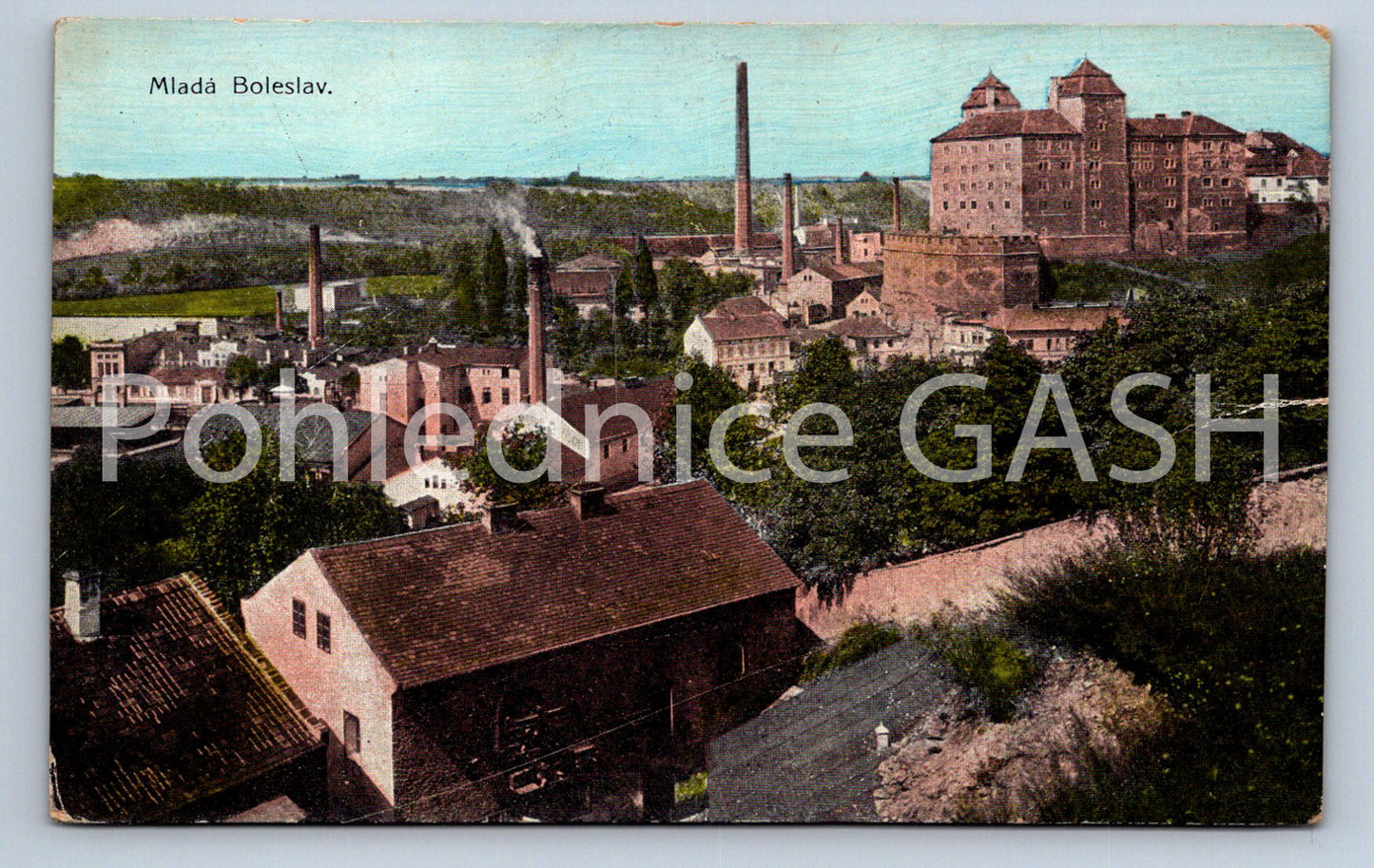 Postcard MLADA BOLESLAV (ST6580)