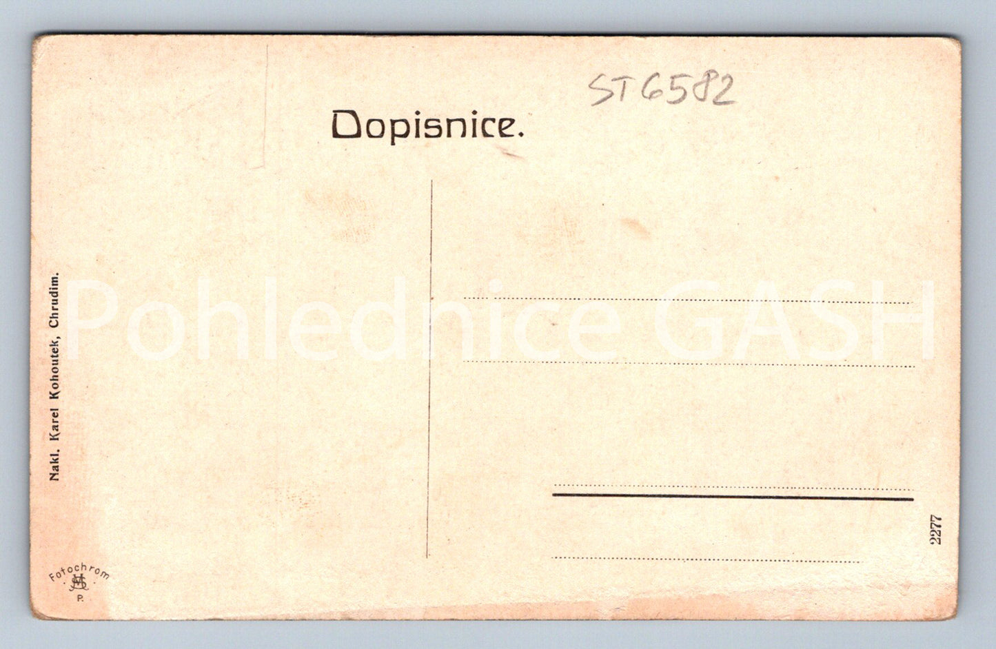 Postcard CHRUDIM - MUSEUM (ST6582)